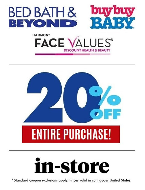 Bed Bath Beyond 20 off Entire Purchase