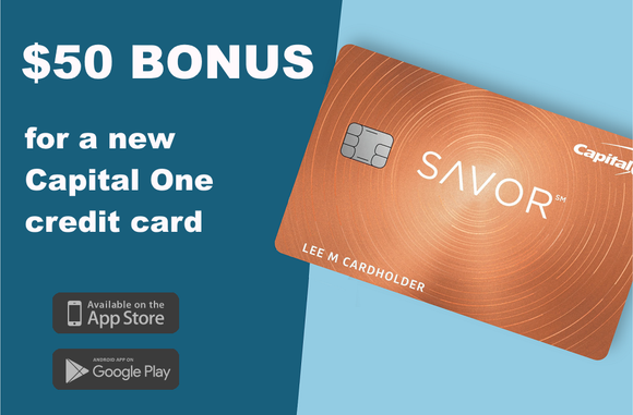$50 Statement Credit from Capital One Credit Cards