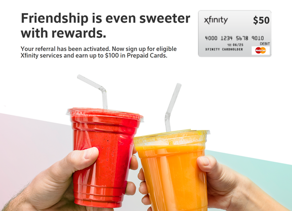 Xfinity Mobile–$50 Prepaid Virtual MasterCard for New Accounts Plus $50 Referrals!