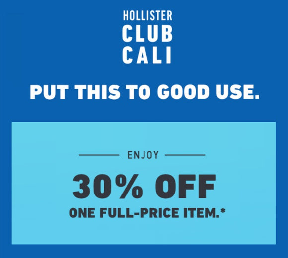 Free hollister promo code Clearance