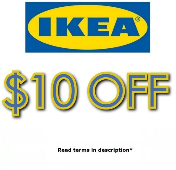 $10 off Any Purchase at IKEA Coupon + Free Slice of Cake−𝗘𝗺𝗮𝗶𝗹 𝗗𝗲𝗹𝗶𝘃𝗲𝗿𝘆