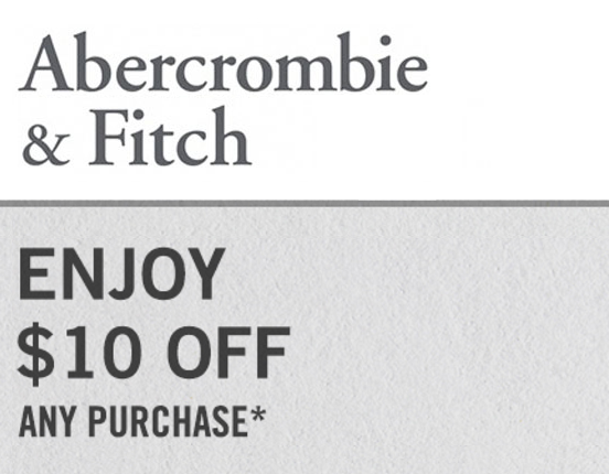 Abercrombie $10 off Coupon−𝗜𝗻𝘀𝘁𝗮𝗻𝘁 𝗗𝗲𝗹𝗶𝘃𝗲𝗿𝘆