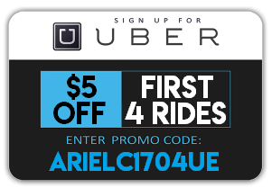 Uber $5 off Each of Your First 4 Rides – Mass Koupons