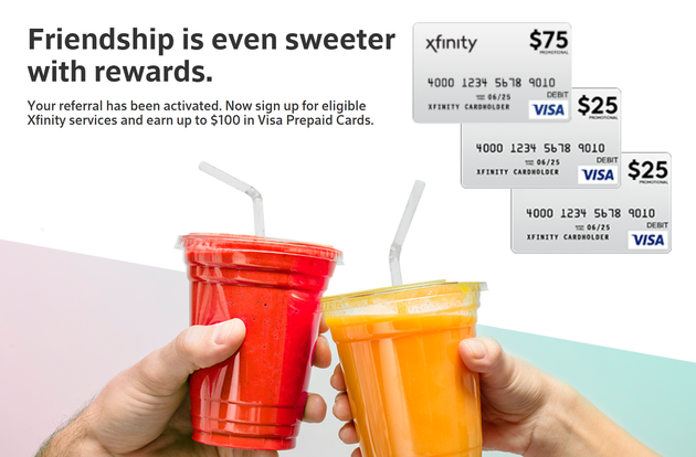 Xfinity Mobile–$125 Prepaid Visa Card for New Accounts Plus $50 ...